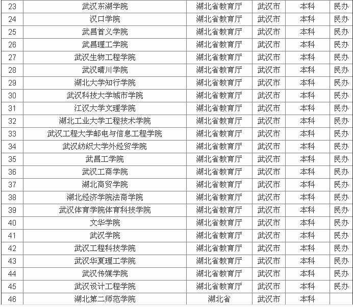 武汉有哪些大学排名一览表,武汉比较好的二本有哪些