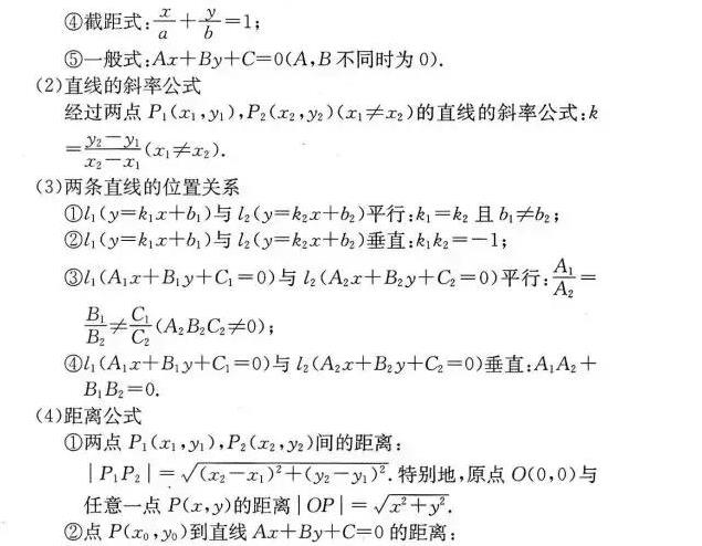 高考数学重点公式总集,学好高中数学有哪些方法与技巧