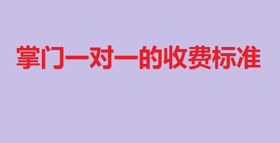 掌门一对一有效果吗?掌门一对一的收费标准