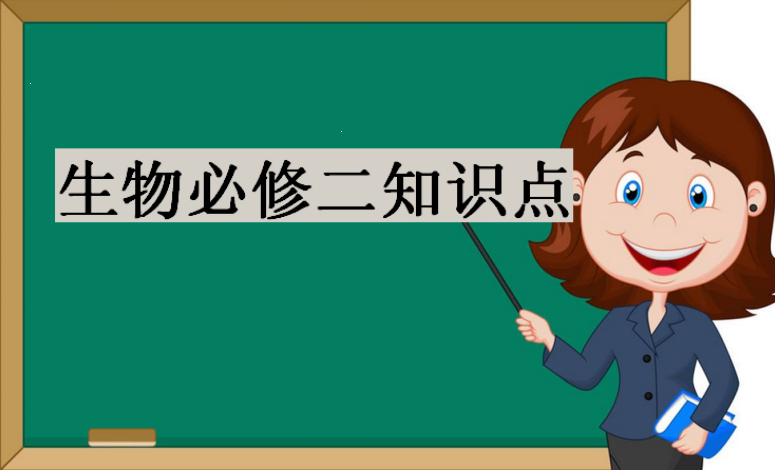 生物必修二知识点总结,生物必修二易错点分析