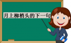 月上柳梢头是哪个节日？月上柳梢头的下一句