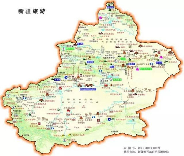 【新疆旅游线路】新疆各地旅游线路图大全!太